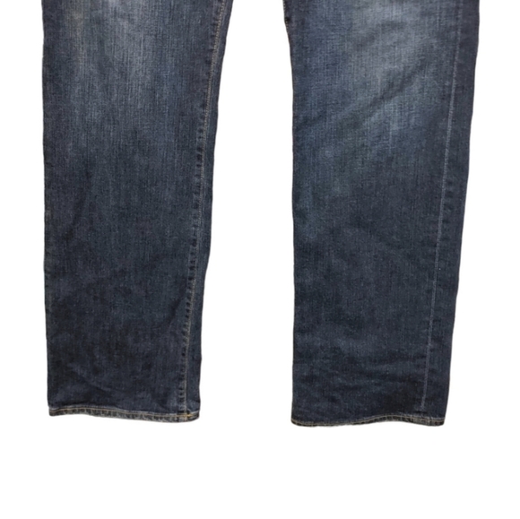 Adriano Goldschmied Hero Straight Relaxed Fit Dark Wash Blue Jeans Mens Size 32 - Picture 7 of 11